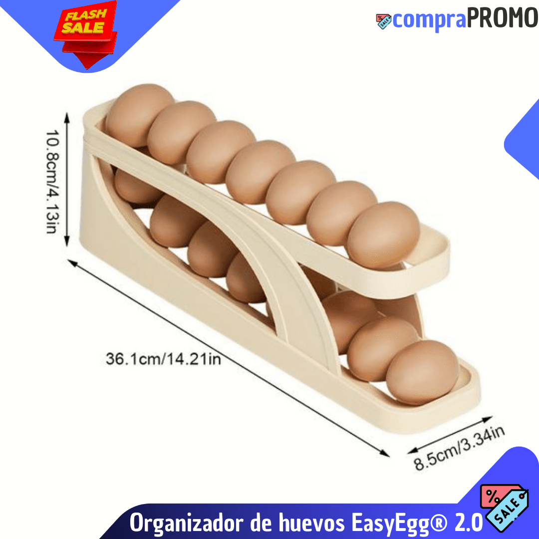 OFERTA SOLO POR HOY🔥PAGA 1 Y LLEVA 2🔥 NUEVO Organizador de Huevos EasyEgg®🥚🐣