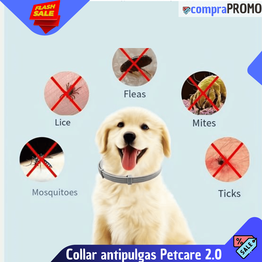 NUEVA TECNOLOGÍA Collar antipulgas Petcare 2.0🐶🐱