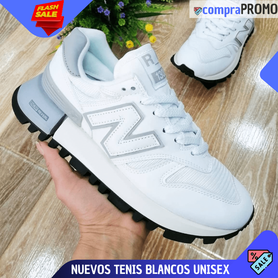 NUEVOS tenis blancos UNISEX