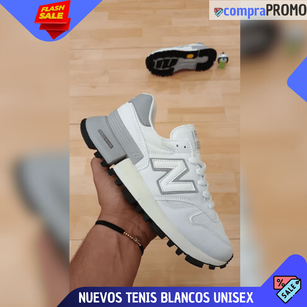 NUEVOS tenis blancos UNISEX